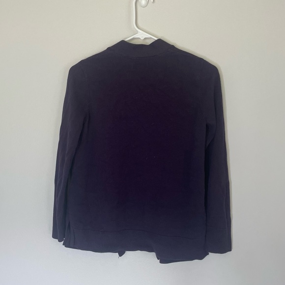 Croft&Barrow - PS Purple Short Cardigan - Picture 3 of 3